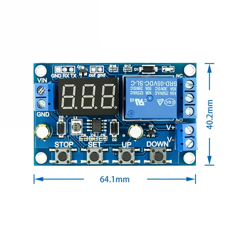 Battery Charge/Discharge Module Integrated Voltmeter Undervoltage/Overvoltage Protection Timing Charge/Discharge Communication
