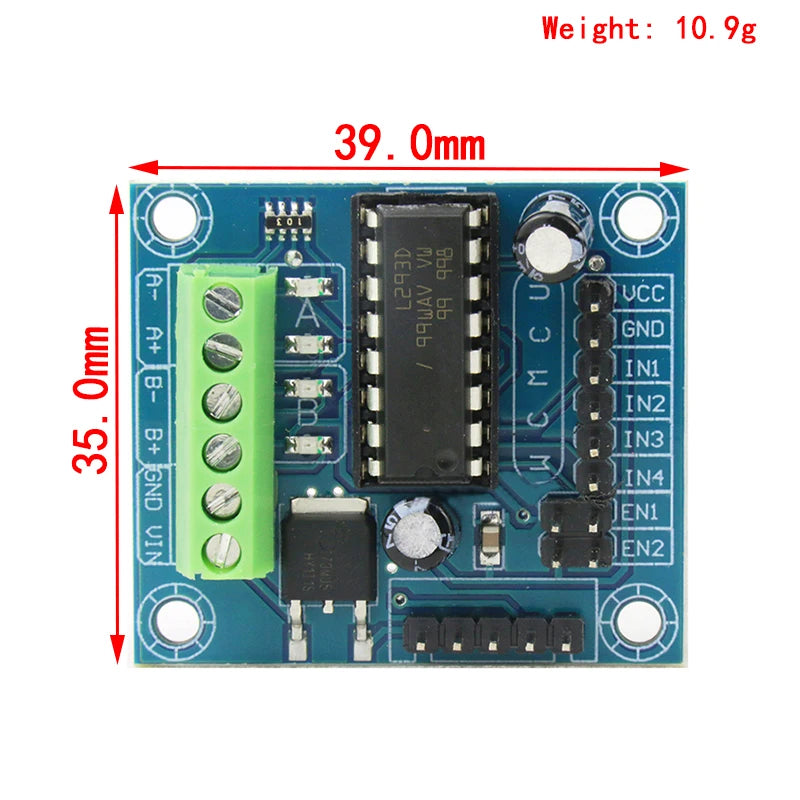 L293D Motor Drive Shield dual for arduino Duemilanove, Motor drive expansion board motor control shield Mini L293D