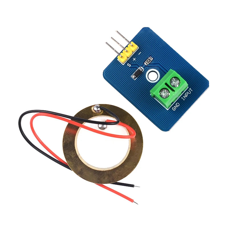 DIY KIT 3.3V/5V Ceramic Piezo Vibration Sensor Module Analog Controller Electronic Components Supplies Sensor for Arduino UNO R3
