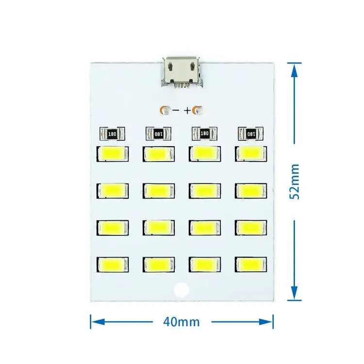 1PCS high quality 5730 smd 5V 430mA~470mA White Mirco Usb 5730 LED lighting panel USB mobile light Emergency light night light