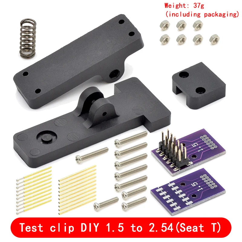 Test clip DIY program burning clip PCB fixture spacing 2.54mm 2.0mm 1.5mm1.27mm
