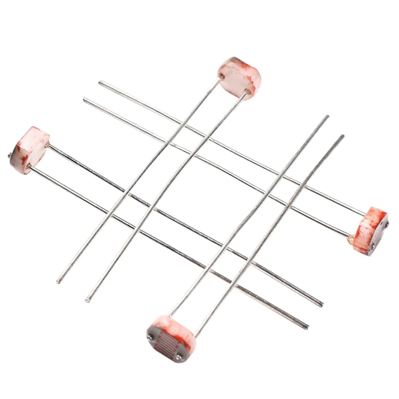 50PCS/lot LDR Photo Light Sensitive Resistor Photoelectric Photoresistor 5528 GL5528 5537 5506 5516 5539 5549 For Arduino