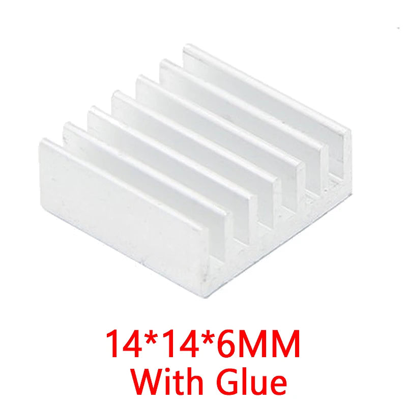 5PCS/LOT 3D Printer For Raspberry Pi Heat Sink A4988 chip Aluminum Heatsink Radiator Cooling Kit For Raspberry Pi