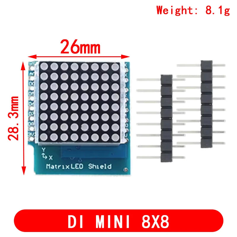 Esp8266 D1 Mini Pro Wifi Nodemcu Data Logger Shield Ds1307 Battery 0.66 Oled Dc Power Buzzer V1.0.0 Dual Base For Wemos Diy Kit