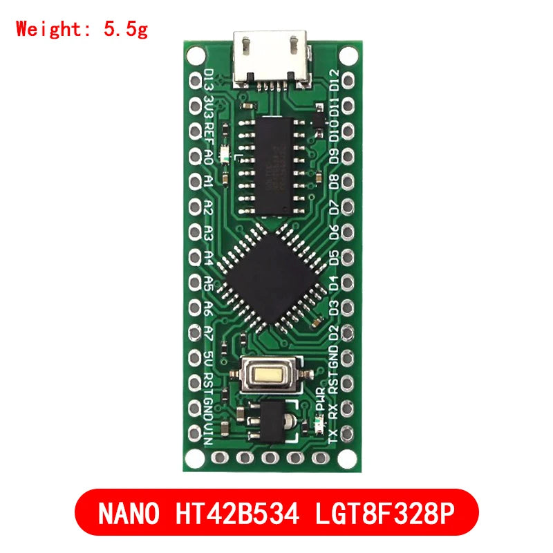 LGT8F328P-LQFP32 MiniEVB TYPE-C MICRO USB Compatible With ATMEGA328 Nano V3.0 LGT8F328P CH9340C / HT42B534-1 SOP16 For Arduino