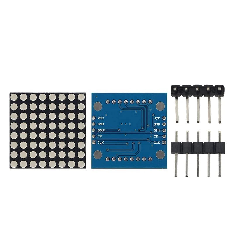 MAX7219 dot matrix module microcontroller module display module finished goods , Can be together for arduino programming DIY KIT
