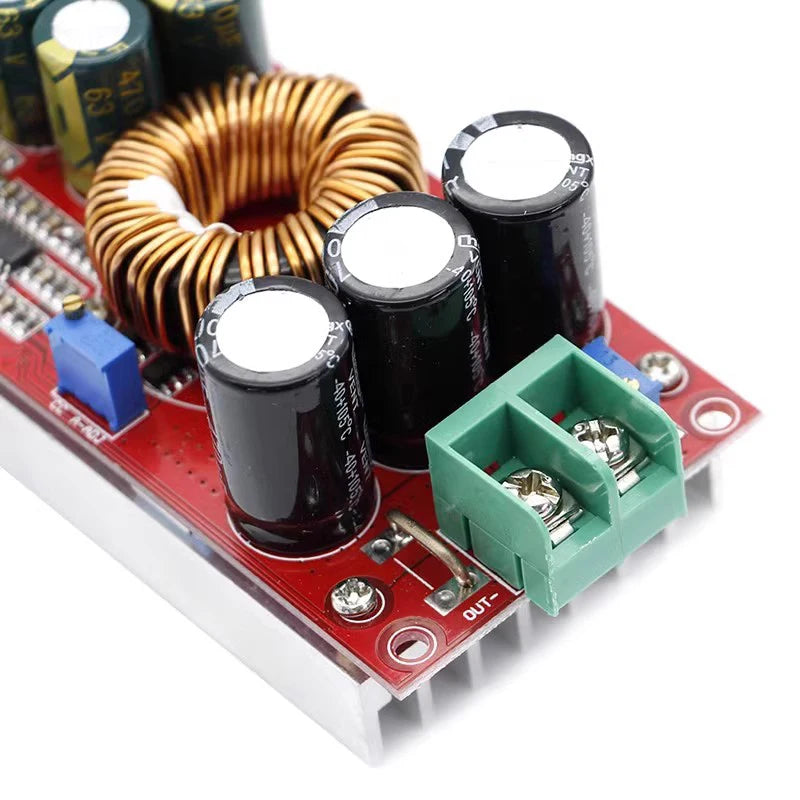 1200W 20A DC Converter Boost Step-up Power Supply Module IN 8-60V OUT 12-83V