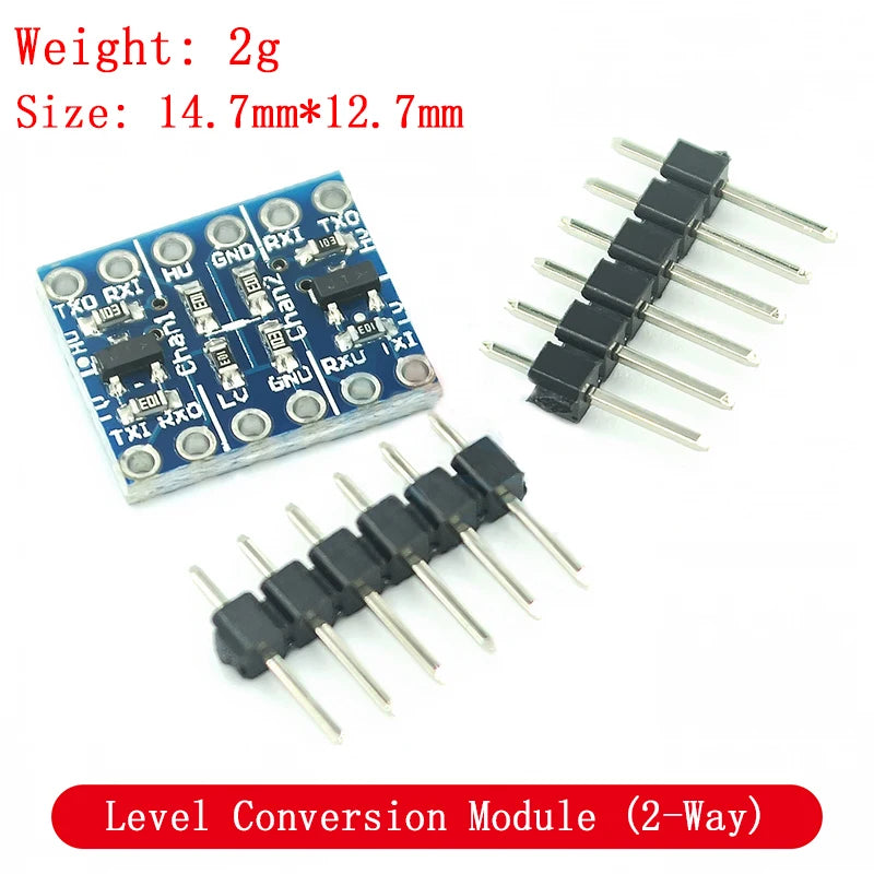 2 Channel 4 8 way IIC I2C UART SPI TTL Logic Level Converter Bi-Directional Module 5V to 3.3V For Arduino Compatible Breadboard