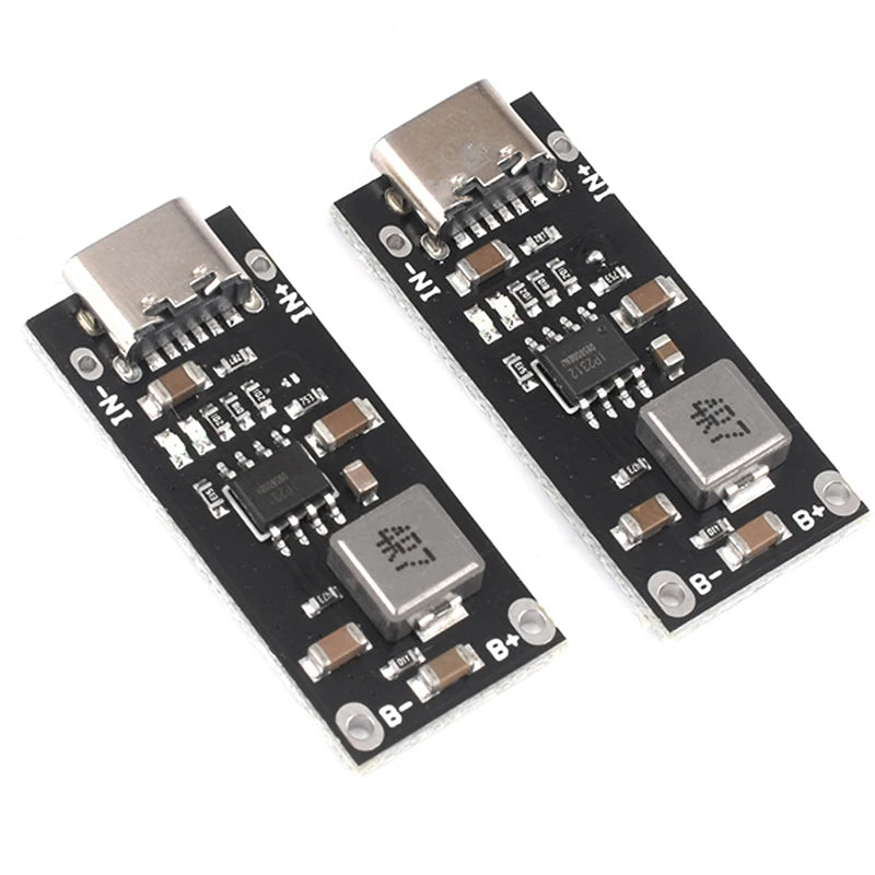 Type C USB Input High Current 3A Polymer Ternary Lithium Battery Quick Fast Charging Board IP2312 CC/CV Mode 5V To 4.2V 4.35V