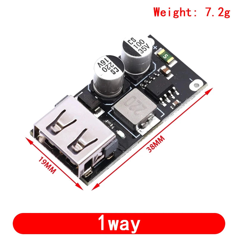 USB QC3.0 QC2.0 USB DC-DC Buck Converter Charging Step Down Module 6-32V 9V 12V 24V to Fast Quick Charger Circuit Board 5V