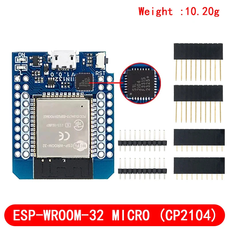 For Wemos D1 MINI ESP8266 ESP32 ESP-32S WIFI Bluetooth CP2104 Development Board Module For Arduino With Pins