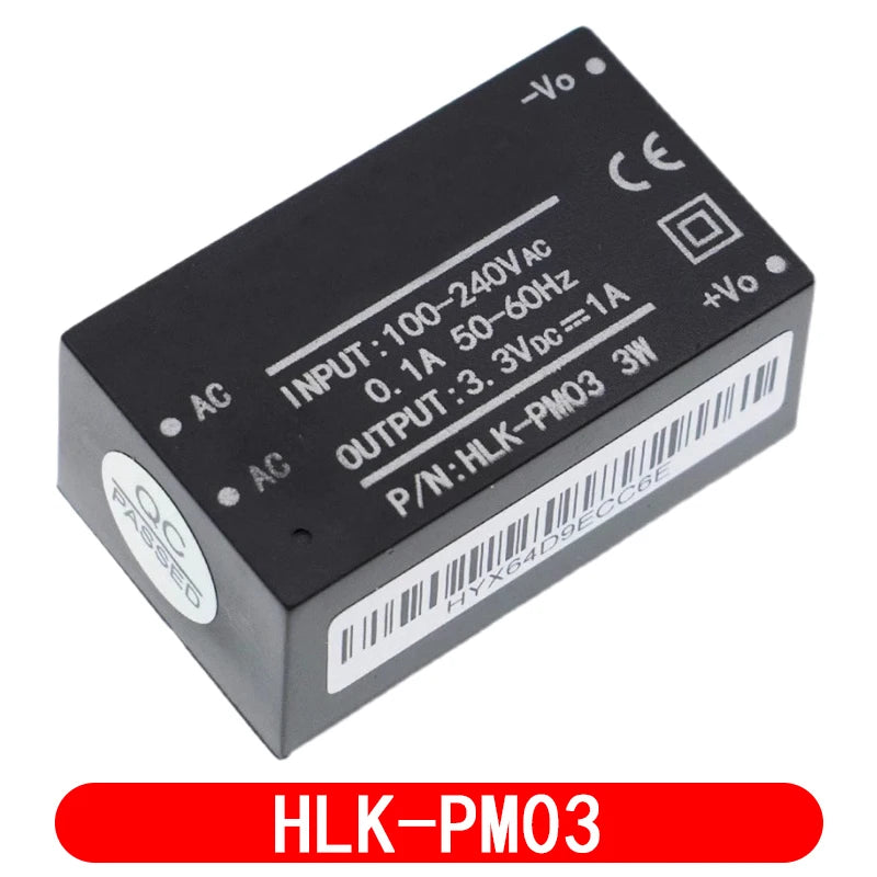 Original HLK-PM01 HLK-PM03 HLK-PM12 AC-DC 220V to 5V/3.3V/12V Mini Power Supply Module Intelligent Household Switch