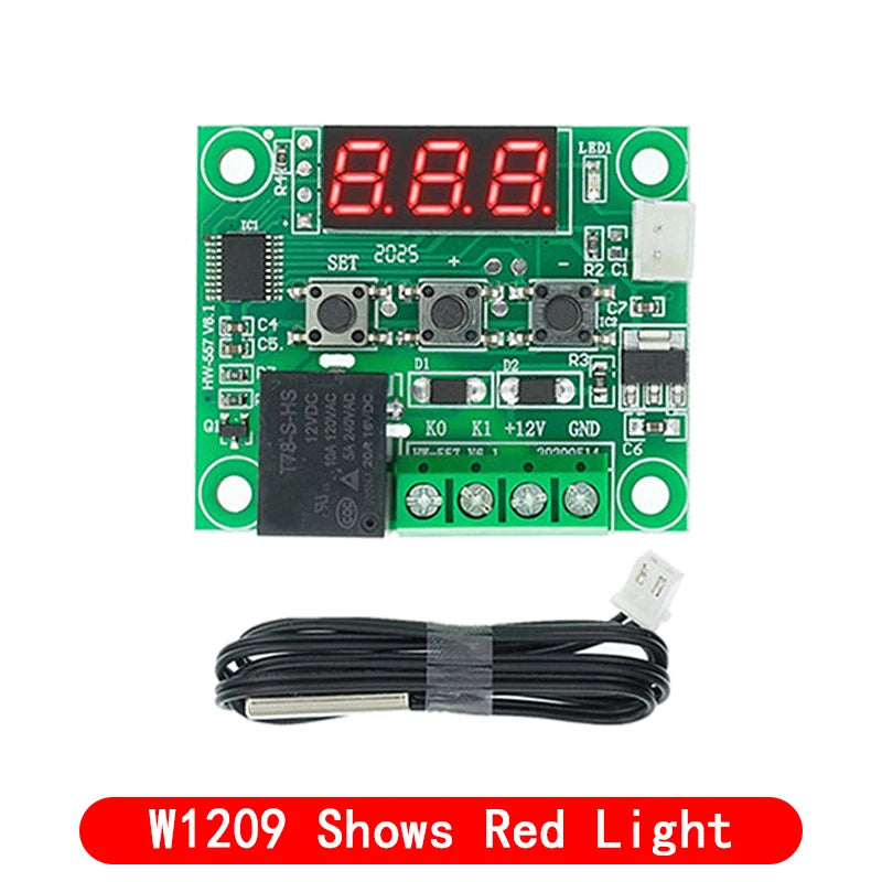 W1209 Mini thermostat Temperature controller Incubation thermostat temperature control switch