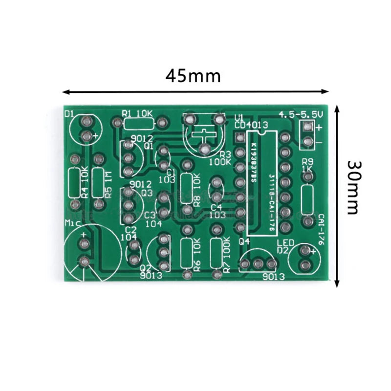 DIY Kit Module Analog Electronic Candle Lights + Blowing Control Simulation Candle Suite Trousse Timer Componentes Eletronico