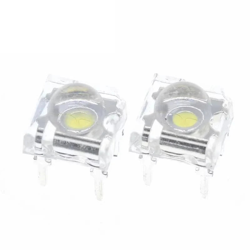 10Pcs 5mm F5 Piranha LED White Red Green Amber Clear 5mm LED Diode Light-Emitting-Diodes 4-pins Piranha LED Diodos Brightness