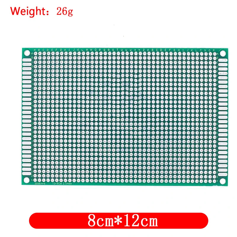 9x15 8x12 7x9 6x8 5x7 4x6 3x7 2x8 cm Double Side Prototype Diy Universal Printed Circuit PCB Board Protoboard For Arduino