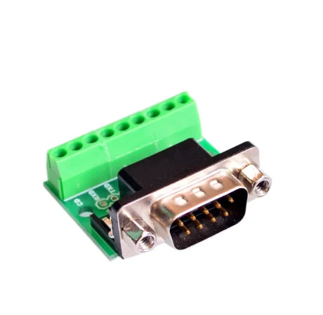 9pin Solderless Connectors DB9 RS232 Serial to Terminal Female Male Adapter Connector Breakout Board