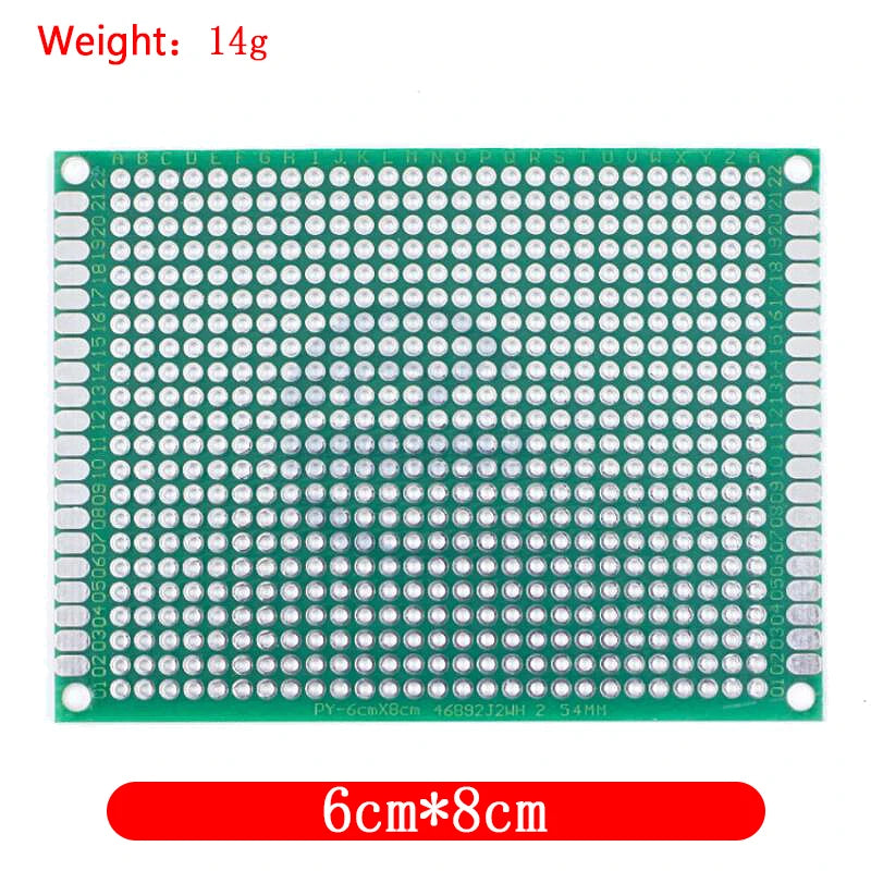 9x15 8x12 7x9 6x8 5x7 4x6 3x7 2x8 cm Double Side Prototype Diy Universal Printed Circuit PCB Board Protoboard For Arduino