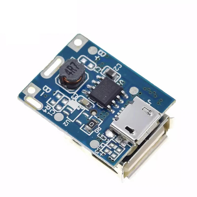 5pcs/lot 5V Boost Converter Step-Up Power Module Lithium Battery Charging Protection Board LED Display USB For DIY Charger 134N3P TYPE-C