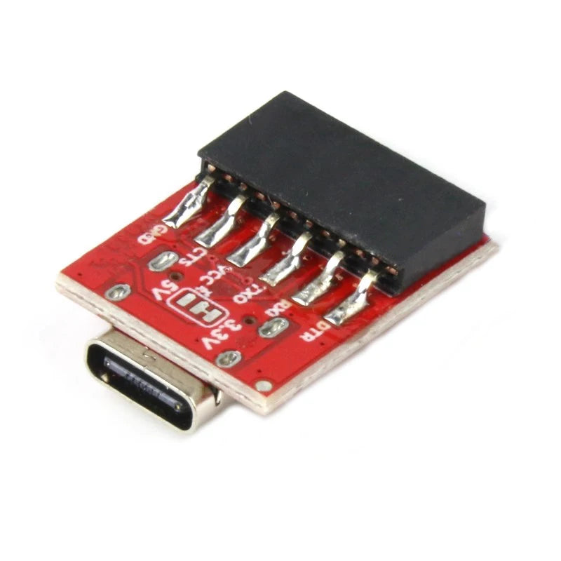 Type C to TTL Serial Port CH340C Module CH340 USB Bus Conversion Chip ISP Communicate Connector for STM32 Serial Port Download