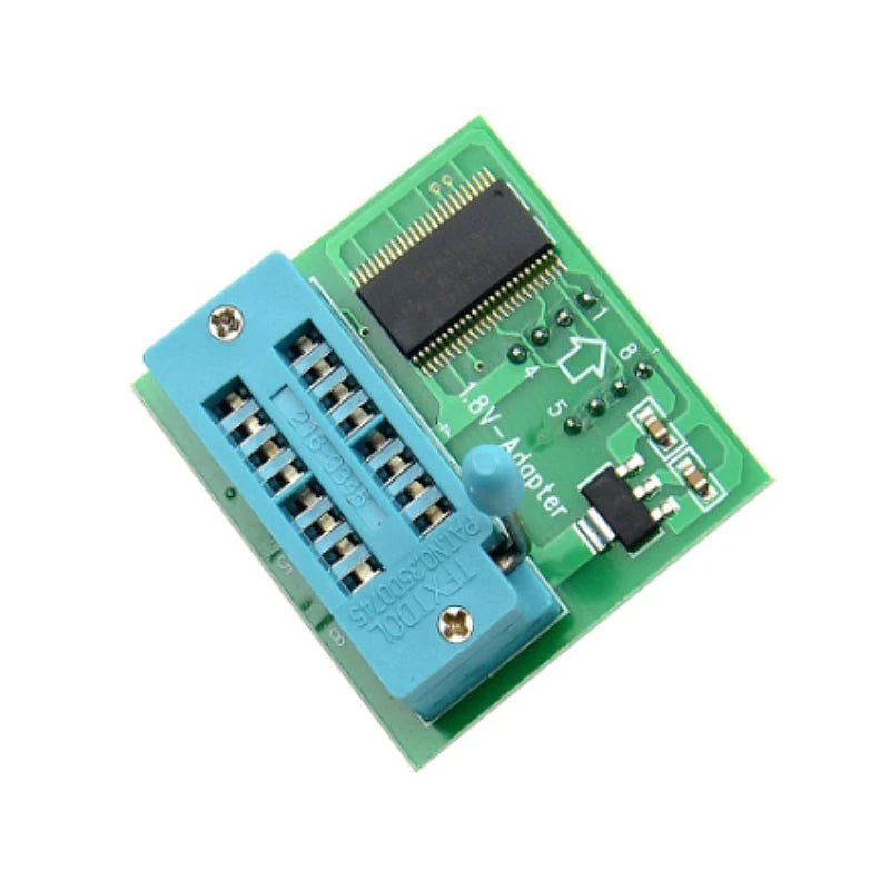 1.8V adapter for Iphone or motherboard 1.8V SPI Flash SOP8 DIP8 W25 MX25 use on programmers TL866CS TL866A EZP2010 EZP2013 CH341
