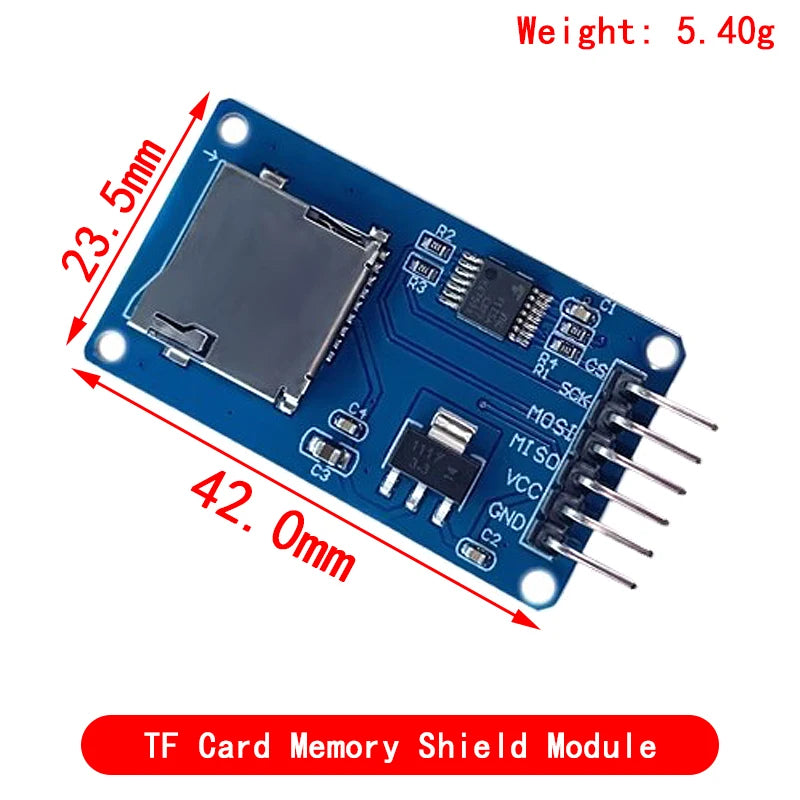 Micro SD Storage Expansion Board D1 Mini TF Card Module Mini Micro SD TF Card Memory Shield Module With Pins for Arduino ARM AVR
