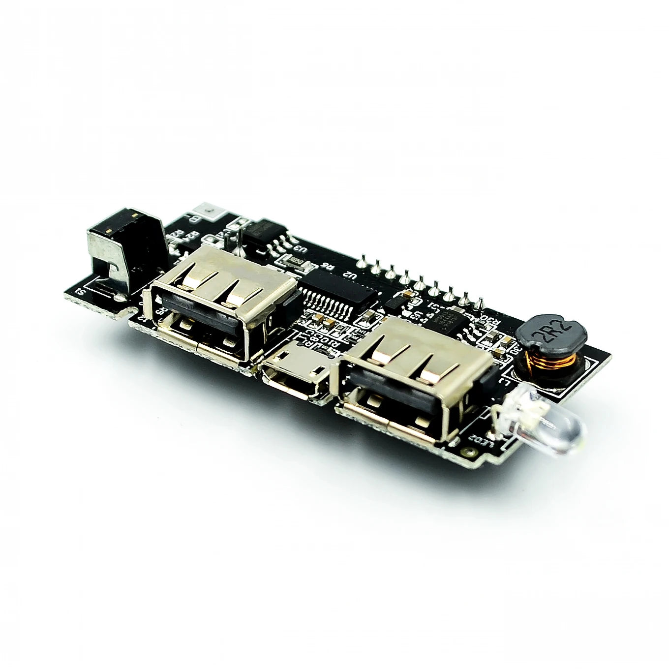 Dual USB 5V 1A 2.1A Mobile Power Bank 18650 Battery Charger PCB Power Module Accessories For Phone DIY New LED LCD Module Board