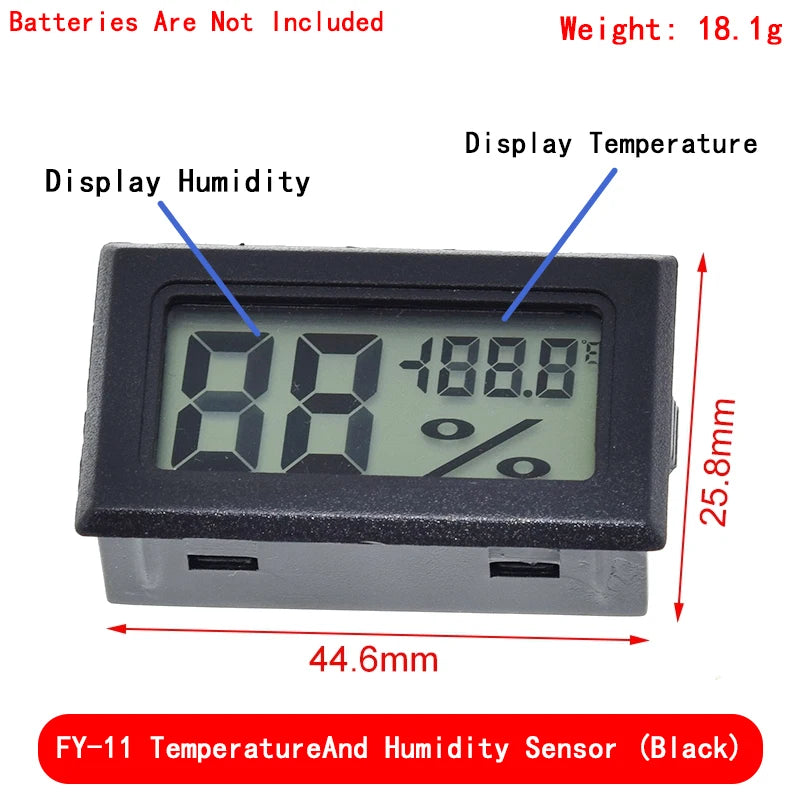 Mini LCD digital thermometer used for freezer temperature - 50-110¡æ refrigerator thermometer indoor and outdoor waterproof probe