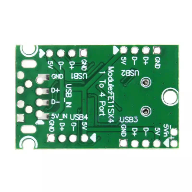 USB2.0 Expansion Module HUB Concentrator 1 Minute 4 1 Drag 4 Interface Transfer Development Board Drive-Free