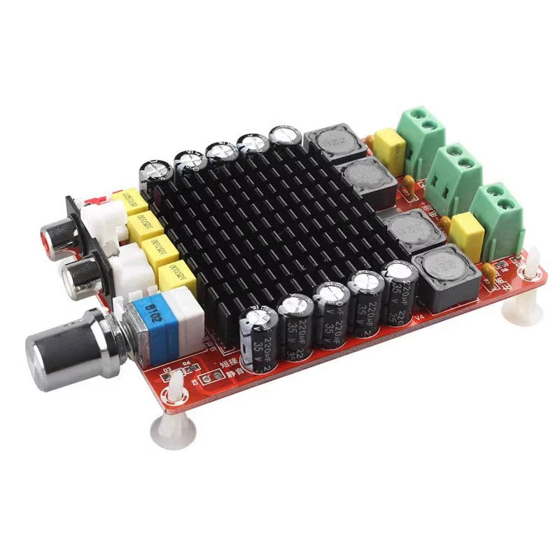 1pcs XH-M510 High Power Digital Amplifier Board 100Wx2 Overheat Protection TDA7498 Audio Stereo Amplifier Board DC14-34V