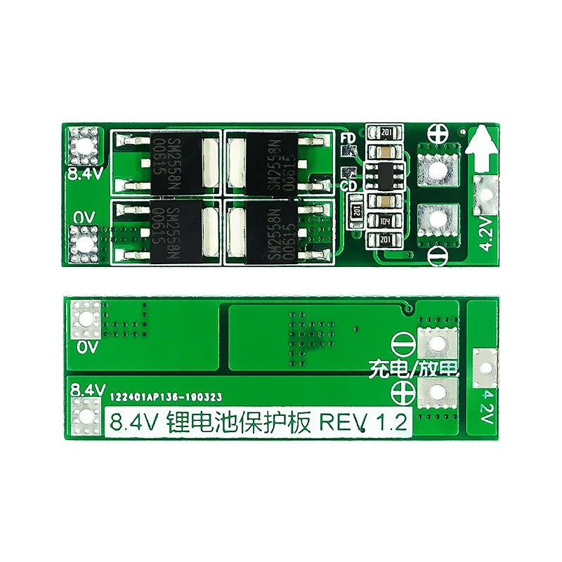 2S 20A 7.4V 8.4V 18650 Lithium Battery Protection Board/BMS Board Standard/Balance For DIY