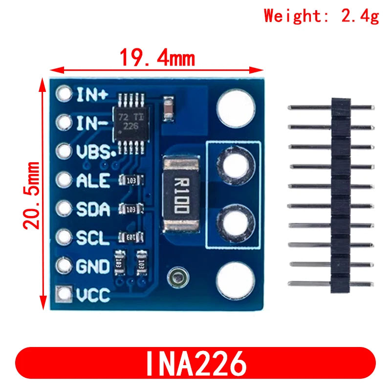 226 INA226 INA231 IIC interface Bi-directional current/power monitoring sensor module