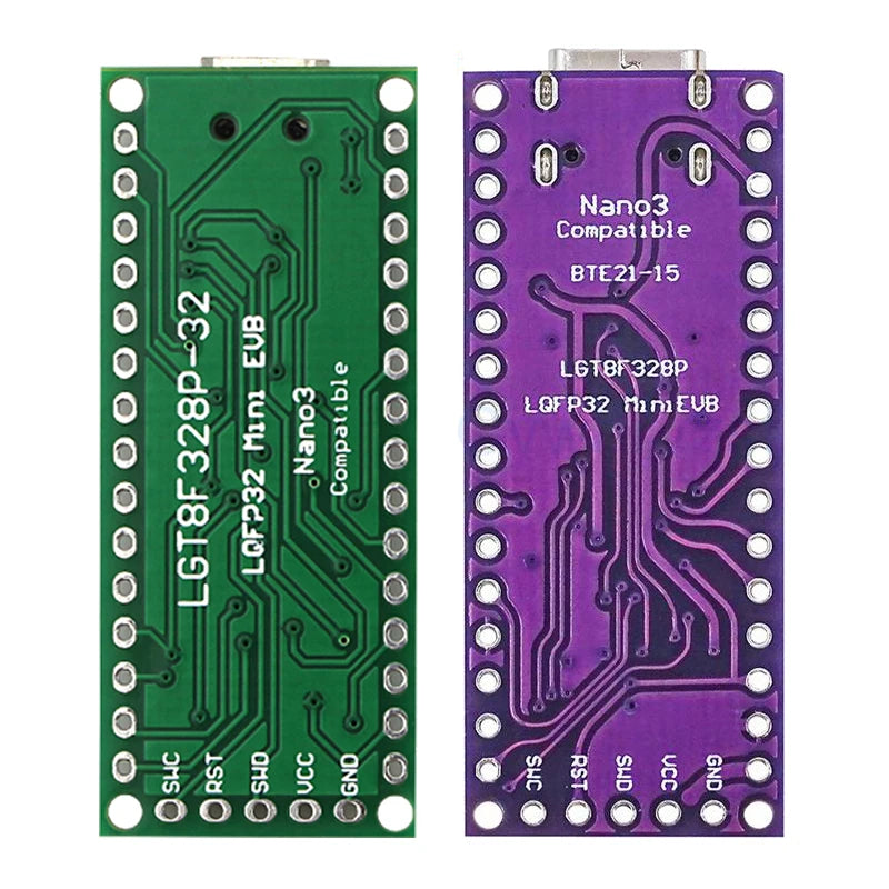LGT8F328P-LQFP32 MiniEVB TYPE-C MICRO USB Compatible With ATMEGA328 Nano V3.0 LGT8F328P CH9340C / HT42B534-1 SOP16 For Arduino