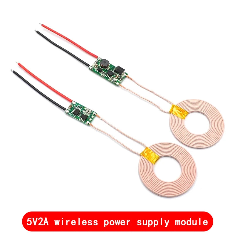 5V1A/5V2A wireless power supply module, wireless charging transmitter and receiver circuit board