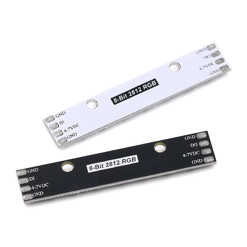 10pcs 8 channel WS2812 WS2812B WS 2811 5050 RGB LED Lamp Panel Module 5V 8-Bit Rainbow LED Precise