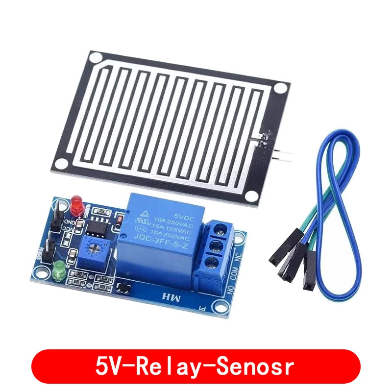 Snow Raindrops Detection Sensor Module Rain Weather Module Humidity For Arduino Relay Control Module Rain water sensor module