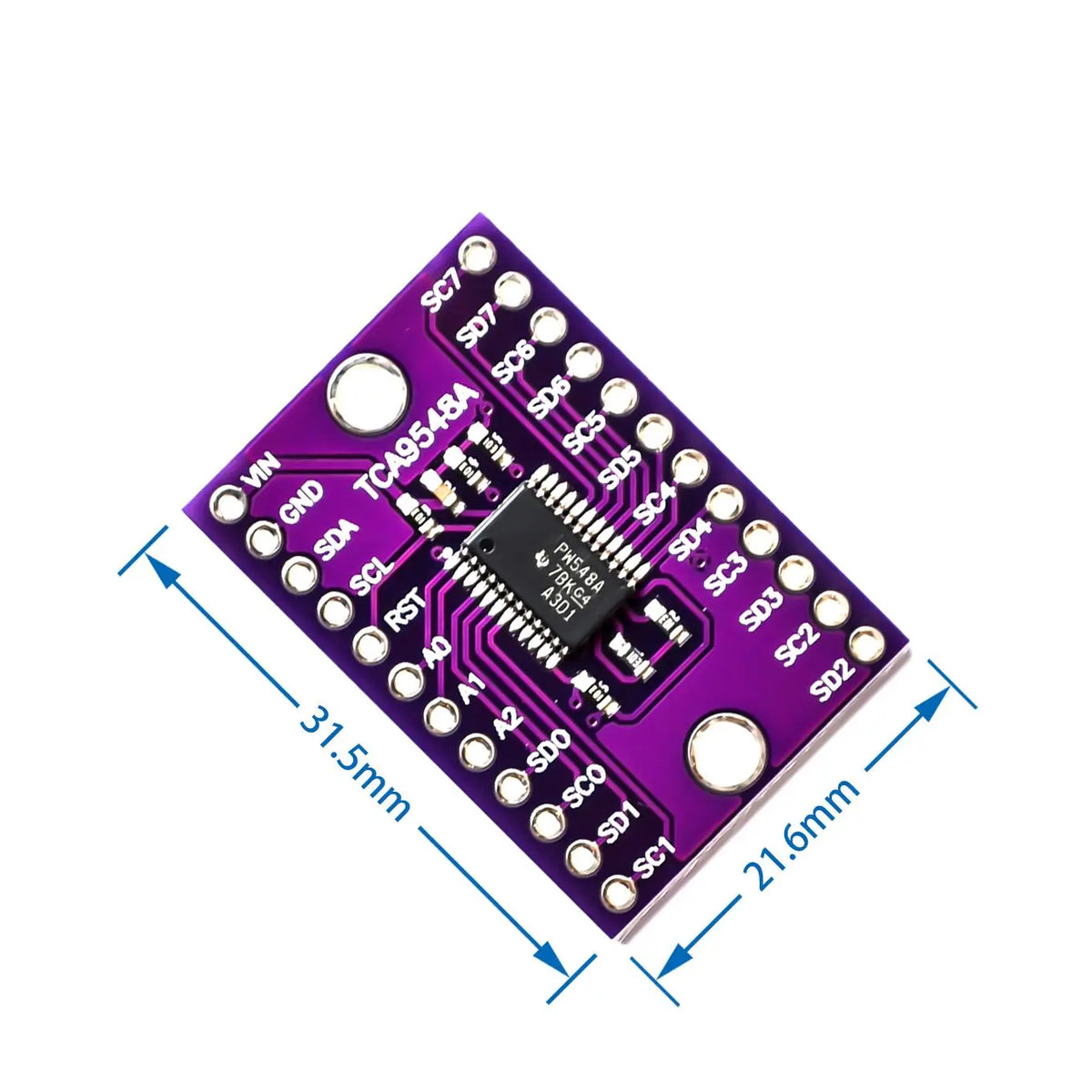 TCA9548 TCA9548A 1-to-8 I2C 8 -way multi-channel expansion board IIC module development board
