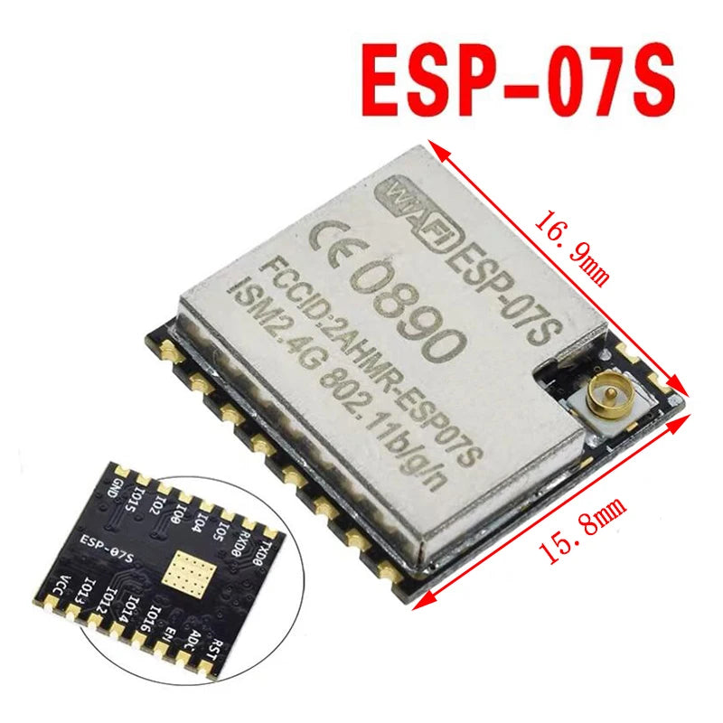 ESP8266 ESP-01 ESP-01S ESP-07 ESP-12E ESP-12F ESP-32 ESP-32S Serial WIFI Wireless Module Wireless Transceiver 2.4G For Arduino