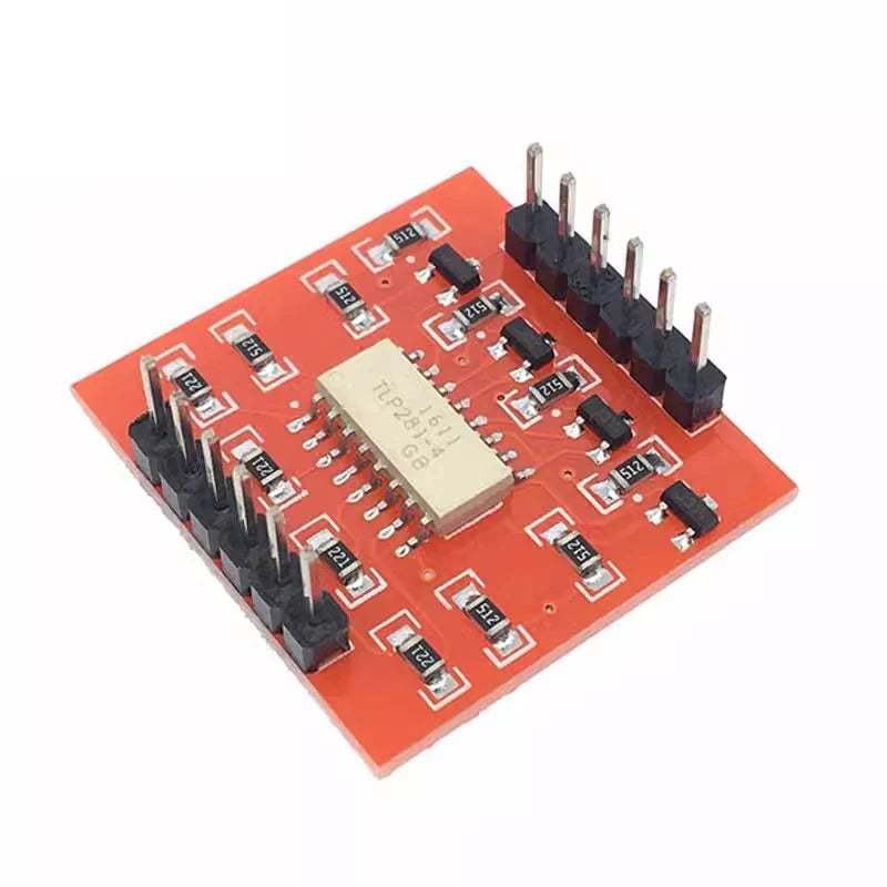 TLP281 4 CH 4-Channel Opto-isolator IC Module For Arduino Expansion Board High And Low Level Optocoupler Isolation 4 Channel