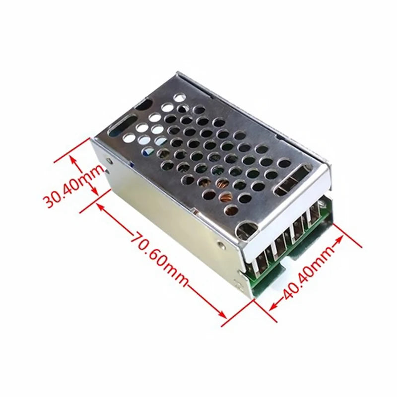 DC-DC 9V 12V 24V 36V To 5V Step Down Board 5A 4 USB Output Buck Converter Power Supply Module with Aluminum Shell For Phones