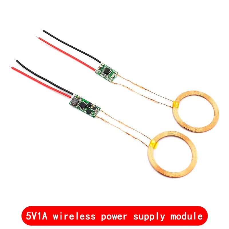 5V1A/5V2A wireless power supply module, wireless charging transmitter and receiver circuit board