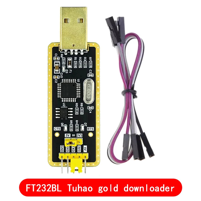 CH340G/FT232BL FT232RL USB 2.0 to TTL Level Download Cable to Serial Board Adapter Module 5V 3.3V Debugger TO 232 support win10