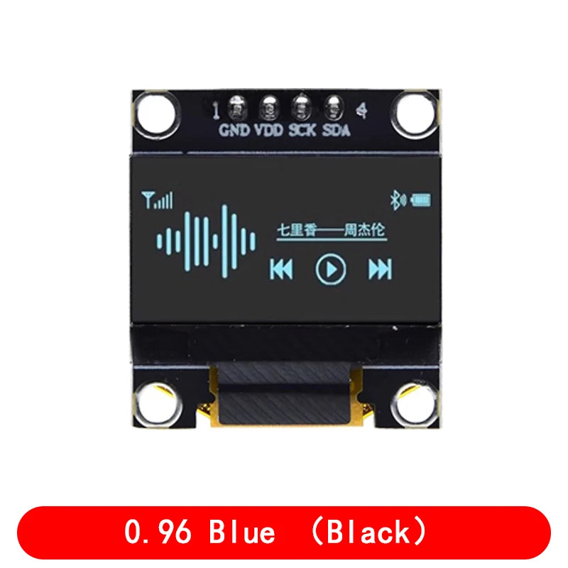 4pin 0.96 White/Blue/Yellow blue 0.96 inch OLED 128X64 OLED Display Module 0.96 IIC I2C Communicate for arduino