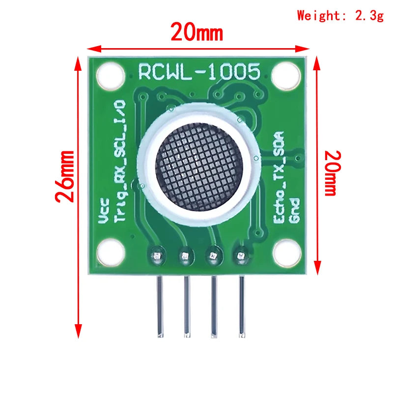 RCWL-1005 25CM Integrated Open ultrasonic ranging module GPIO serial port IIC single bus For arduino HC-SR04
