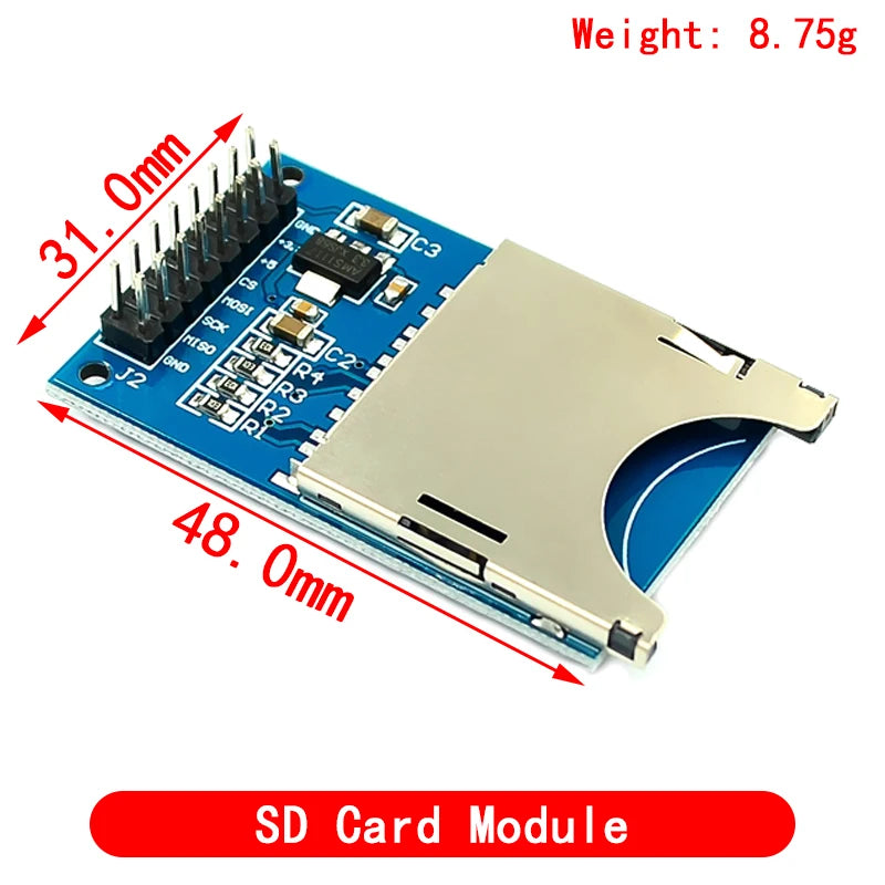Micro SD Storage Expansion Board D1 Mini TF Card Module Mini Micro SD TF Card Memory Shield Module With Pins for Arduino ARM AVR