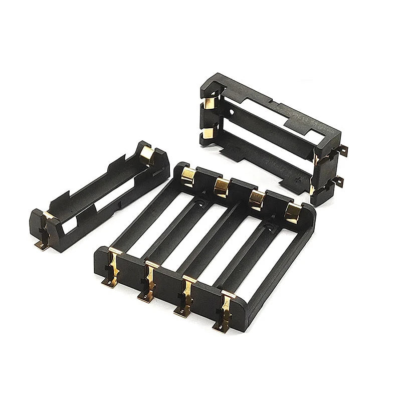 1x2x3x4x 18650 SMT Battery Holder 18650 SMD Battery Box Storage Case Container Power Bank With Bronze Pins Rechargeable SMT