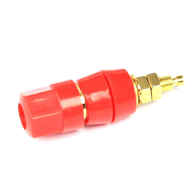 1pair(black+red) Terminals Red Black Connector Amplifier Terminal Binding Post Banana Speaker Plug Jack Adapter Socket