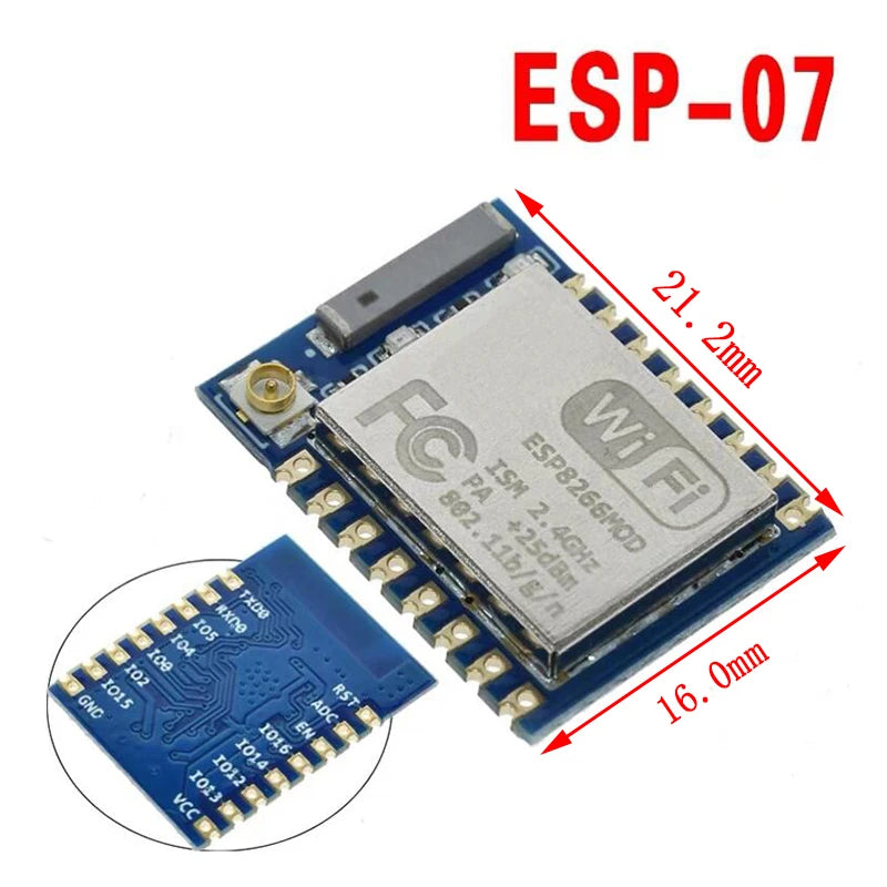ESP8266 ESP-01 ESP-01S ESP-07 ESP-12E ESP-12F ESP-32 ESP-32S Serial WIFI Wireless Module Wireless Transceiver 2.4G For Arduino