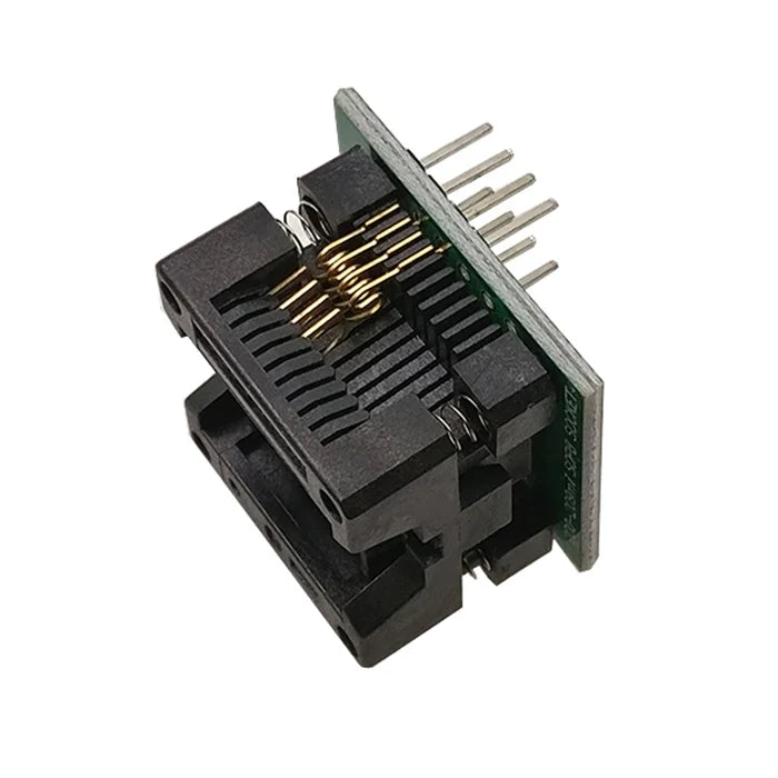SOIC8 SOP8 to DIP8 Wide-body Seat Wide 150/200mil Programmer Adapter Socket Blue SA602 IC Test Conversion Burner