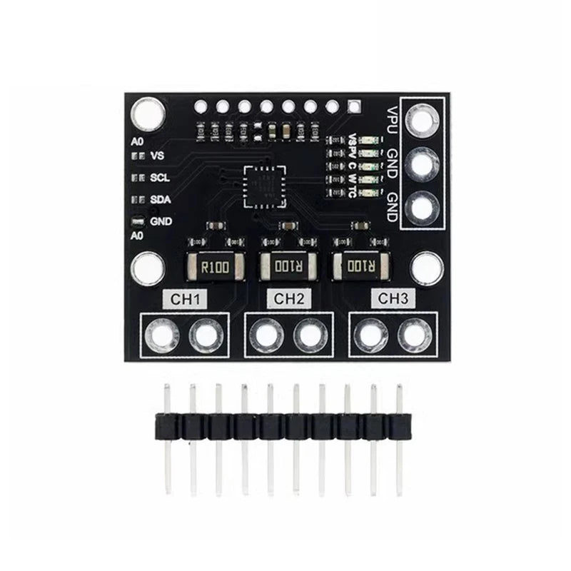 INA3221 Triple-Channel Module, High-Side Measurement, Shunt and Bus Voltage Monitor with I 2C- and SMBUS-Compatible Interface